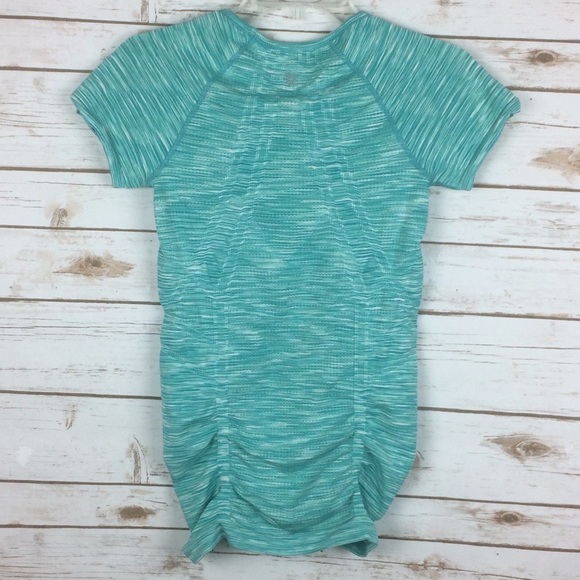 Athleta turquoise short sleeve fastest track tee - Picture 6 of 8